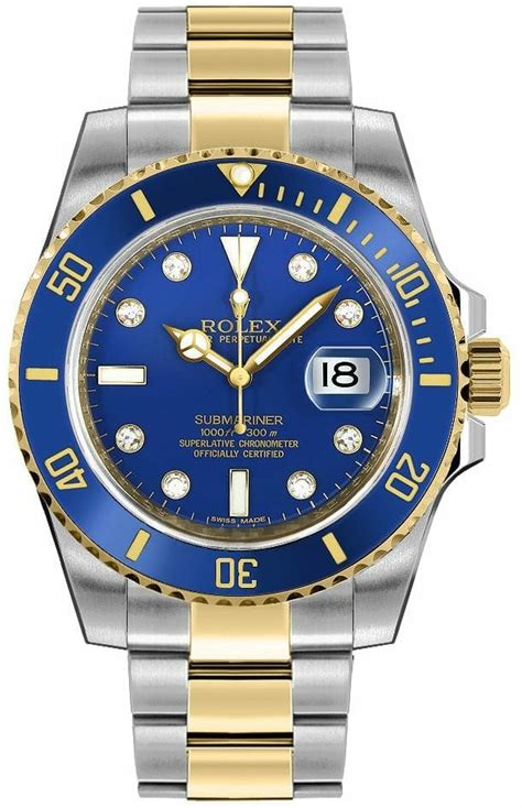 2012 rolex submariner two tone|rolex 116613lb 0005.